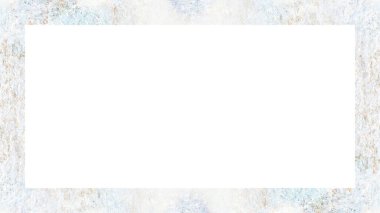 Yaşlı Grunge soyulmuş, soyulmuş, plastik duvarlı, soyulmuş antika çatallı desenli bir çerçeve. Retro Stucco çizilmiş desen. Resim için Boş Alan, Metin. Dikdörtgen yatay Sancak