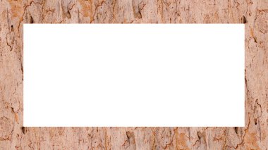 Yaşlı Grunge soyulmuş, soyulmuş, plastik duvarlı, soyulmuş antika çatallı desenli bir çerçeve. Retro Stucco çizilmiş desen. Resim için Boş Alan, Metin. Dikdörtgen yatay Sancak