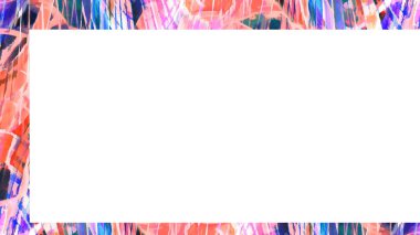 Yaşlı Grunge soyulmuş, soyulmuş, plastik duvarlı, soyulmuş antika çatallı desenli bir çerçeve. Retro Stucco çizilmiş desen. Resim için Boş Alan, Metin. Dikdörtgen yatay Sancak