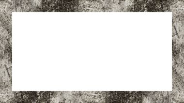 Yaşlı Grunge soyulmuş, soyulmuş, plastik duvarlı, soyulmuş antika çatallı desenli bir çerçeve. Retro Stucco çizilmiş desen. Resim için Boş Alan, Metin. Dikdörtgen yatay Sancak