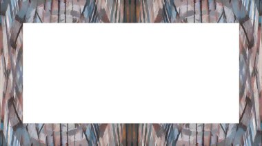 Yaşlı Grunge soyulmuş, soyulmuş, plastik duvarlı, soyulmuş antika çatallı desenli bir çerçeve. Retro Stucco çizilmiş desen. Resim için Boş Alan, Metin. Dikdörtgen yatay Sancak