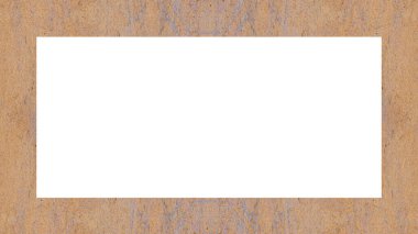 Yaşlı Grunge soyulmuş, soyulmuş, plastik duvarlı, soyulmuş antika çatallı desenli bir çerçeve. Retro Stucco çizilmiş desen. Resim için Boş Alan, Metin. Dikdörtgen yatay Sancak