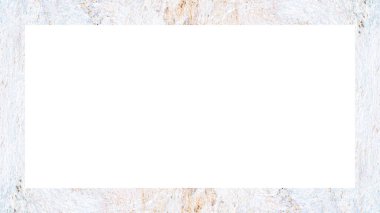 Yaşlı Grunge soyulmuş, soyulmuş, plastik duvarlı, soyulmuş antika çatallı desenli bir çerçeve. Retro Stucco çizilmiş desen. Resim için Boş Alan, Metin. Dikdörtgen yatay Sancak