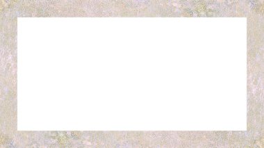 Yaşlı Grunge soyulmuş, soyulmuş, plastik duvarlı, soyulmuş antika çatallı desenli bir çerçeve. Retro Stucco çizilmiş desen. Resim için Boş Alan, Metin. Dikdörtgen yatay Sancak