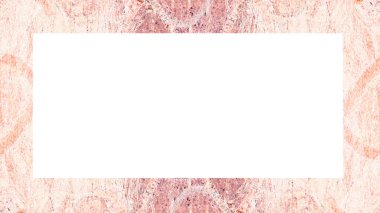 Yaşlı Grunge soyulmuş, soyulmuş, plastik duvarlı, soyulmuş antika çatallı desenli bir çerçeve. Retro Stucco çizilmiş desen. Resim için Boş Alan, Metin. Dikdörtgen yatay Sancak