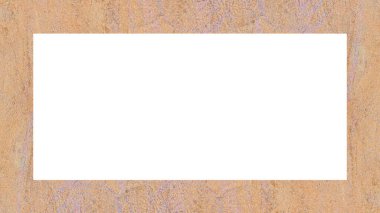Yaşlı Grunge soyulmuş, soyulmuş, plastik duvarlı, soyulmuş antika çatallı desenli bir çerçeve. Retro Stucco çizilmiş desen. Resim için Boş Alan, Metin. Dikdörtgen yatay Sancak