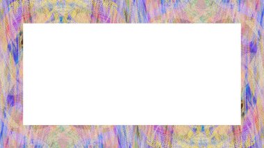 Yaşlı Grunge soyulmuş, soyulmuş, plastik duvarlı, soyulmuş antika çatallı desenli bir çerçeve. Retro Stucco çizilmiş desen. Resim için Boş Alan, Metin. Dikdörtgen yatay Sancak