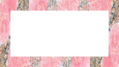 Yaşlı Grunge soyulmuş, soyulmuş, plastik duvarlı, soyulmuş antika çatallı desenli bir çerçeve. Retro Stucco çizilmiş desen. Resim için Boş Alan, Metin. Dikdörtgen yatay Sancak