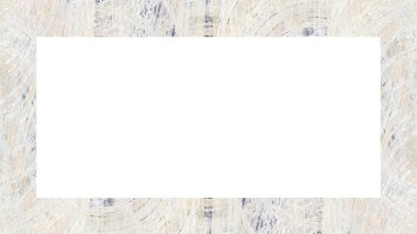 Yaşlı Grunge soyulmuş, soyulmuş, plastik duvarlı, soyulmuş antika çatallı desenli bir çerçeve. Retro Stucco çizilmiş desen. Resim için Boş Alan, Metin. Dikdörtgen yatay Sancak