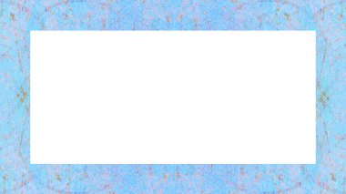 Yaşlı Grunge soyulmuş, soyulmuş, plastik duvarlı, soyulmuş antika çatallı desenli bir çerçeve. Retro Stucco çizilmiş desen. Resim için Boş Alan, Metin. Dikdörtgen yatay Sancak