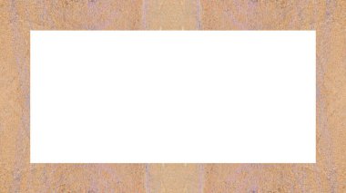 Yaşlı Grunge soyulmuş, soyulmuş, plastik duvarlı, soyulmuş antika çatallı desenli bir çerçeve. Retro Stucco çizilmiş desen. Resim için Boş Alan, Metin. Dikdörtgen yatay Sancak