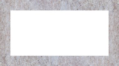 Yaşlı Grunge soyulmuş, soyulmuş, plastik duvarlı, soyulmuş antika çatallı desenli bir çerçeve. Retro Stucco çizilmiş desen. Resim için Boş Alan, Metin. Dikdörtgen yatay Sancak