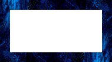 Yaşlı Grunge soyulmuş, soyulmuş, plastik duvarlı, soyulmuş antika çatallı desenli bir çerçeve. Retro Stucco çizilmiş desen. Resim için Boş Alan, Metin. Dikdörtgen yatay Sancak