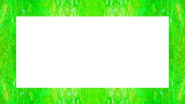 Yaşlı Grunge soyulmuş, soyulmuş, plastik duvarlı, soyulmuş antika çatallı desenli bir çerçeve. Retro Stucco çizilmiş desen. Resim için Boş Alan, Metin. Dikdörtgen yatay Sancak