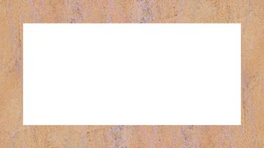 Yaşlı Grunge soyulmuş, soyulmuş, plastik duvarlı, soyulmuş antika çatallı desenli bir çerçeve. Retro Stucco çizilmiş desen. Resim için Boş Alan, Metin. Dikdörtgen yatay Sancak