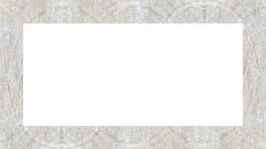 Yaşlı Grunge soyulmuş, soyulmuş, plastik duvarlı, soyulmuş antika çatallı desenli bir çerçeve. Retro Stucco çizilmiş desen. Resim için Boş Alan, Metin. Dikdörtgen yatay Sancak