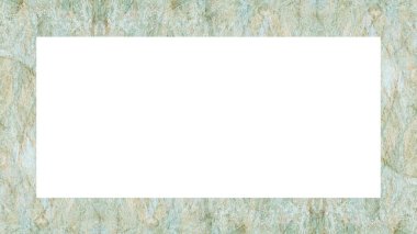 Yaşlı Grunge soyulmuş, soyulmuş, plastik duvarlı, soyulmuş antika çatallı desenli bir çerçeve. Retro Stucco çizilmiş desen. Resim için Boş Alan, Metin. Dikdörtgen yatay Sancak