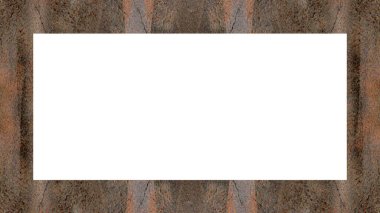 Yaşlı Grunge soyulmuş, soyulmuş, plastik duvarlı, soyulmuş antika çatallı desenli bir çerçeve. Retro Stucco çizilmiş desen. Resim için Boş Alan, Metin. Dikdörtgen yatay Sancak