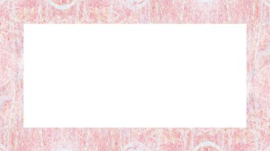 Yaşlı Grunge soyulmuş, soyulmuş, plastik duvarlı, soyulmuş antika çatallı desenli bir çerçeve. Retro Stucco çizilmiş desen. Resim için Boş Alan, Metin. Dikdörtgen yatay Sancak