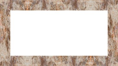 Yaşlı Grunge soyulmuş, soyulmuş, plastik duvarlı, soyulmuş antika çatallı desenli bir çerçeve. Retro Stucco çizilmiş desen. Resim için Boş Alan, Metin. Dikdörtgen yatay Sancak