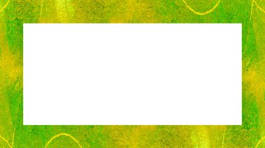 Yaşlı Grunge soyulmuş, soyulmuş, plastik duvarlı, soyulmuş antika çatallı desenli bir çerçeve. Retro Stucco çizilmiş desen. Resim için Boş Alan, Metin. Dikdörtgen yatay Sancak