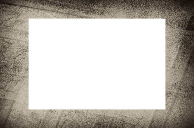Resim veya metin için ortasında boşluk olan eski grunge desenli çerçeve.  