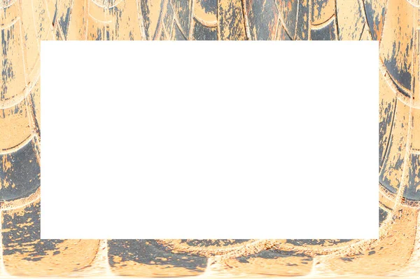 Old Grunge Weathered Peathered Painted Gips Wandrahmen Mit Abstrakten Antiken — Stockfoto