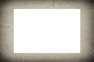 Resim veya metin için ortasında boşluk olan eski grunge desenli çerçeve.  