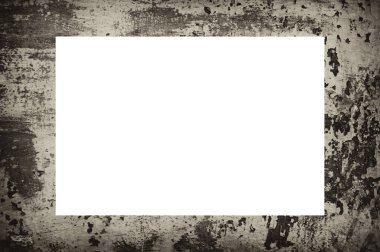 Resim veya metin için ortasında boşluk olan eski grunge desenli çerçeve.  