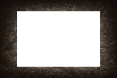 Resim veya metin için ortasında boşluk olan eski grunge desenli çerçeve.  