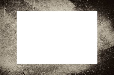 Resim veya metin için ortasında boşluk olan eski grunge desenli çerçeve.  