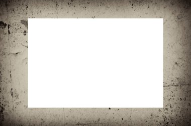Resim veya metin için ortasında boşluk olan eski grunge desenli çerçeve.  
