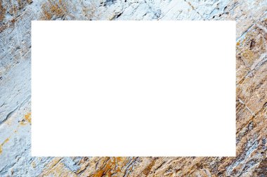 Resim veya metin için ortasında boşluk olan eski grunge desenli çerçeve.  