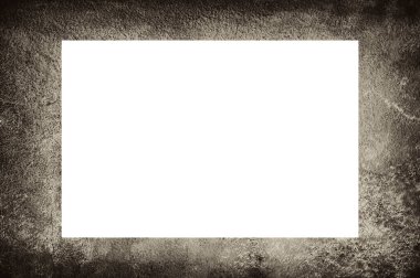 Resim veya metin için ortasında boşluk olan eski grunge desenli çerçeve.  