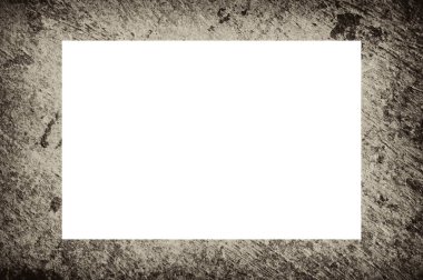 Resim veya metin için ortasında boşluk olan eski grunge desenli çerçeve.  