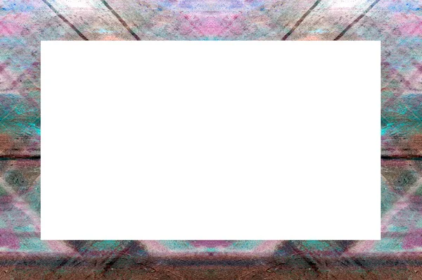 Grunge Frame Empty Space Image Text — Stock fotografie