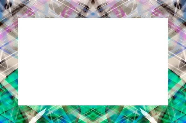 Grunge Frame Empty Space Image Text — Stock Photo, Image