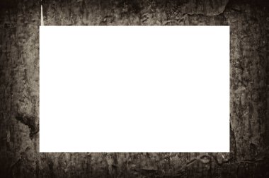 Resim veya metin için ortasında boşluk olan eski grunge desenli çerçeve.  