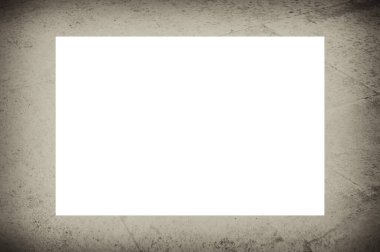 Resim veya metin için ortasında boşluk olan eski grunge desenli çerçeve.  