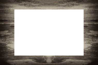 Resim veya metin için ortasında boşluk olan eski grunge desenli çerçeve.  