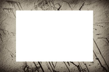 Resim veya metin için ortasında boşluk olan eski grunge desenli çerçeve.  