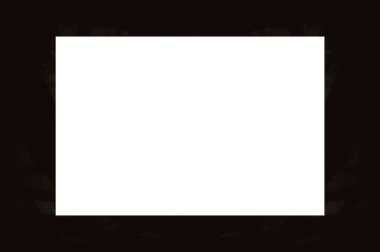 Resim veya metin için ortasında boşluk olan eski grunge desenli çerçeve.  