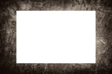 Resim veya metin için ortasında boşluk olan eski grunge desenli çerçeve.  