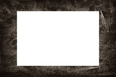 Resim veya metin için ortasında boşluk olan eski grunge desenli çerçeve.  