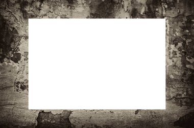 Resim veya metin için ortasında boşluk olan eski grunge desenli çerçeve.  