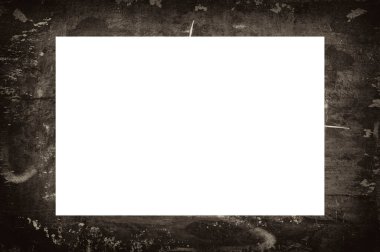 Resim veya metin için ortasında boşluk olan eski grunge desenli çerçeve.  