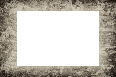Resim veya metin için ortasında boşluk olan eski grunge desenli çerçeve.  