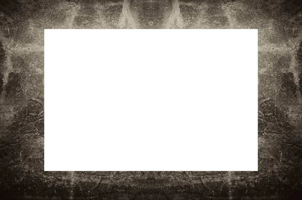 Старая Текстурированная Рамка Пустым Пространством Посередине Изображения Текста — стоковое фото