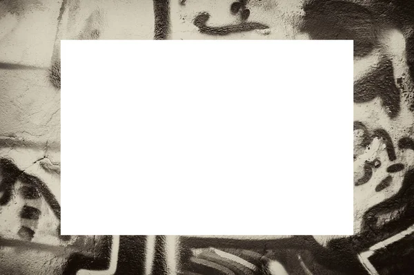 Vecchio Fotogramma Grunge Strutturato Con Spazio Vuoto Centro Immagine Testo — Foto Stock