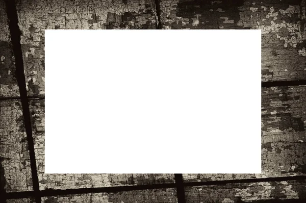 Oude Grunge Getextureerd Frame Met Lege Ruimte Het Midden Voor — Stockfoto